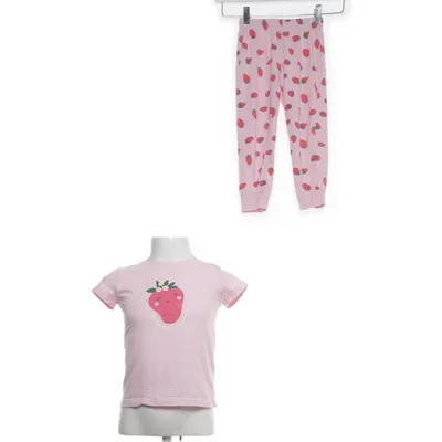 Pyjama (Roze, Rood) van ICA I Love Eco Katoen, Elastaan