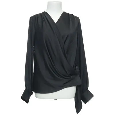 Wickelbluse (Schwarz) von Karmamia Polyester
