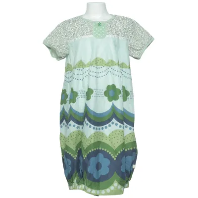 Dress (Green, Blue, White) from Aya Naya Cotton
