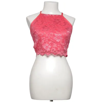 Crop top (SCALLOP LACE TOP) fra NLY One Elastan, Polyamid, Polyester