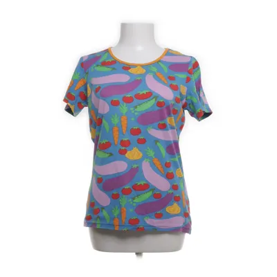 T-shirt (Blå, Flerfärgad) från Duns Ekologisk bomull