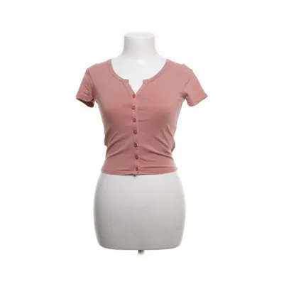 Crop top (Roze) van Hollister Katoen, Elastaan