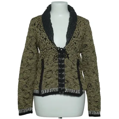 Cardigan (Groen, Zwart) van Eva & Claudi Acryl, Katoen, Polyamide, Polyurethaan, Viscose, Wol