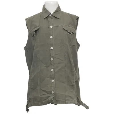 Denim vest (Green) from Cotonel Cotton