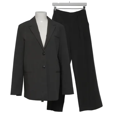 Kostym (Grå) från Zara Elastan, Polyester, Viskos