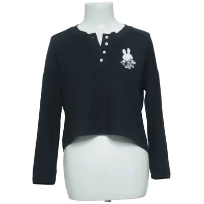 T-shirt manches longues (Noir) de Miffy Élasthane, Polyester
