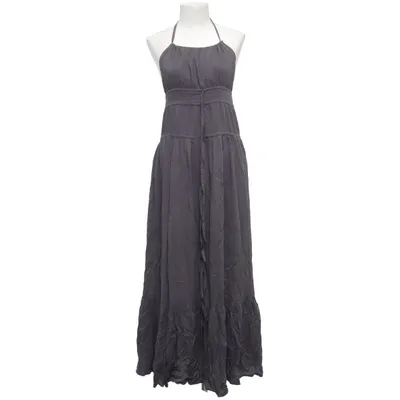 Robe longue (Gris) Viscose, Polyester