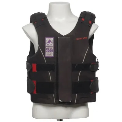 Horse riding vest (Black) from CRW Classic Riding Wear