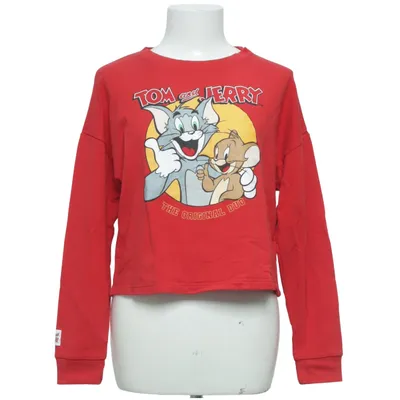 Långärmad t-shirt (Röd) från Tom and Jerry Bomull, Elastan, Viskos