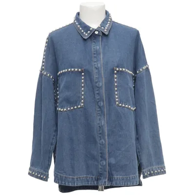 Denim jacket (Blue) from Marta du Chateau Cotton, Polyester, Viscose