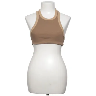 Crop top (Brun, Beige) fra A-DSGN Bomuld, Elastan