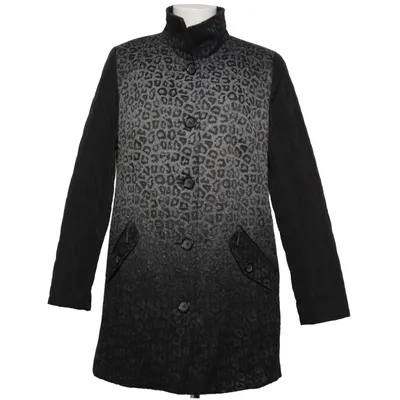 Frakke (Sort, Grå) fra Cosima Polyamid, Polyester, Uld