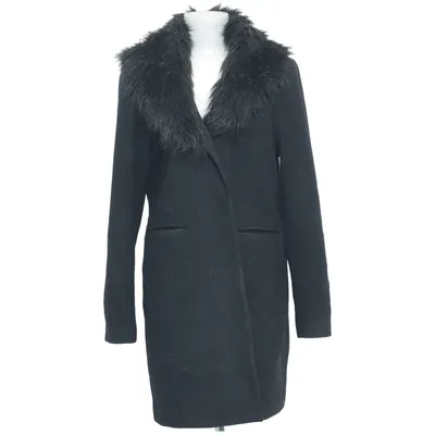 Jas (Zwart) van Samsa Collection Polyester, Wol