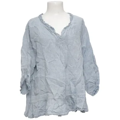 Blouse (Blue) from Reunion Linen