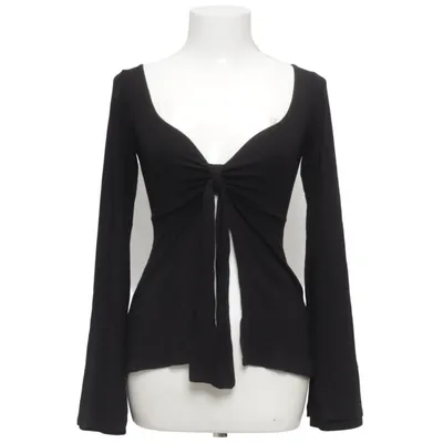 Wikkelblouse (Zwart) van Design by Si Elastaan, Viscose