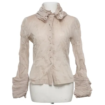 Blouse (Beige) van Natan Edouard Vermeulen Katoen, Metallvezel, Polyamide