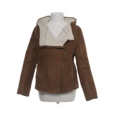 Veste en peau de mouton retournée (Marron) de Cami Polyester