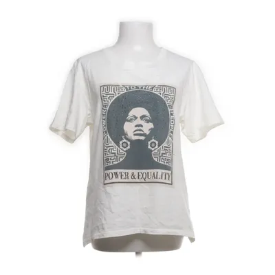 T-shirt (White, Multicolored) from Oui Organic cotton