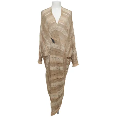 Cardigan (Beige) van Zara Acryl, Linnen, Metallvezel, Polyester, Viscose