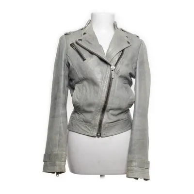 Bikerjack (Groen) van Goosecraft Katoen, Polyester, Leer