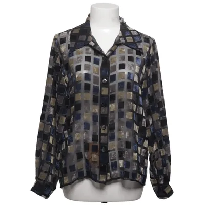 Skjorta (Blå, Grå, Svart, Flerfärgad) från Merrytime Polyester, Viskos