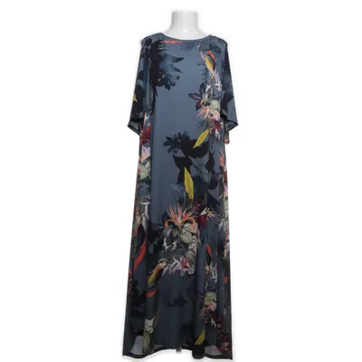 Långklänning (Blå, Flerfärgad) från Ulla Popken Elastan, Polyester
