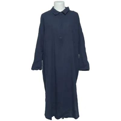 Shirt dress (Blue) from Zanzea Collection Cotton