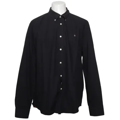 Buttondown-skjorta (Svart) från Morris Bomull