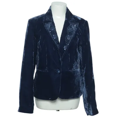 Blazer (Bleu) de Cappuccini Polyester, Viscose