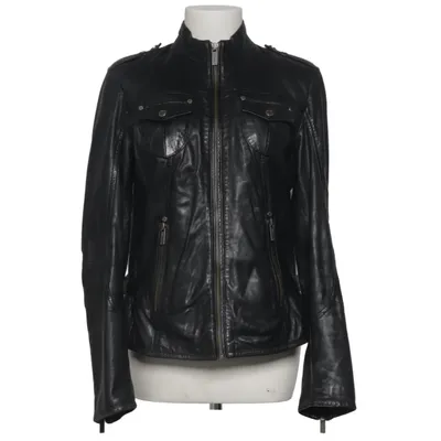 Veste en cuir (Noir) de Tamaris Cuir, Polyester