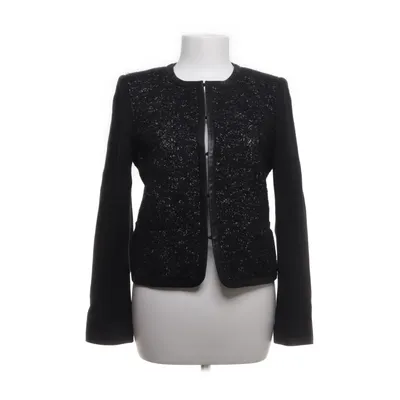 Blazer (Noir) de Alice + Olivia Laine, Coton, Cuir