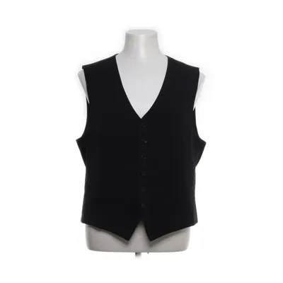 Suit vest (Black) from Jobeline Polyester, Viscose