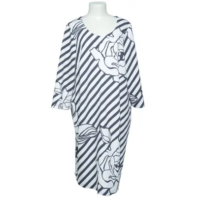 Jurk (Zwart, Wit) van Yoek Elastaan, Polyester