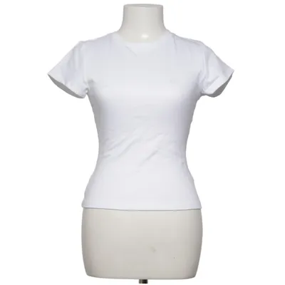 T-shirt (Blanc) de LXA Coton, Élasthane