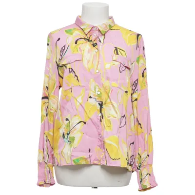 Blouse (Roze, Geel, Meerkleurig) van Pom Amsterdam Cupro