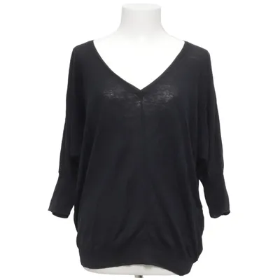 Top (Black) from Uniqlo Cotton, Silk