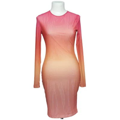 Dress (Pink, Orange, Multicolored)