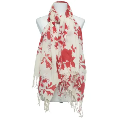 Sjaaltje (Beige, Rood) van Massimo Dutti Woman Wol