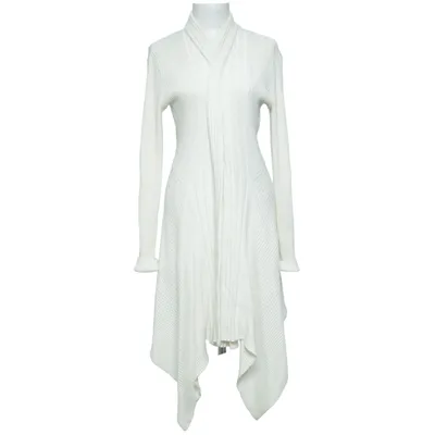 Cardigan (Wit) van Wivica Oest Kasjmier, Katoen, Viscose