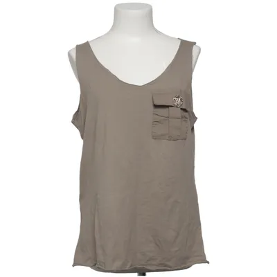 Tanktop (Beige) van New Collection Katoen, Elastaan