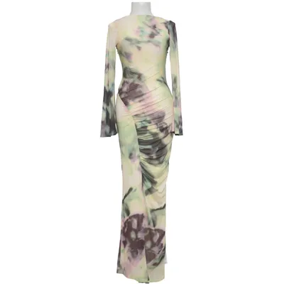 Robe longue (Multicolore) de ASOS Design Élasthane, Polyester