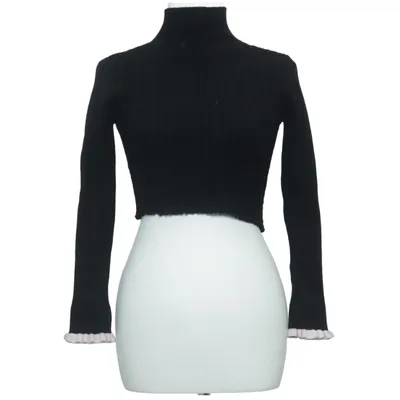 Rollkragenpullover (Schwarz) von Miss Patina