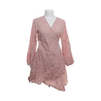 Wrap dress (White, Red) from Boii Cotton