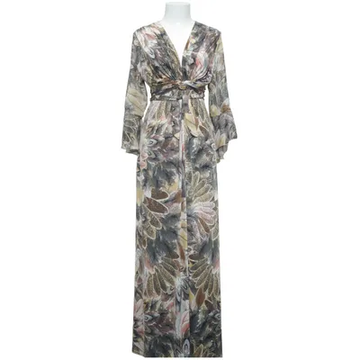 Maxi dress (Brown, Multicolored) from Fashion by K Polyester, Viscose