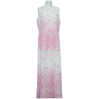Robe longue (Blanc, Rose) de Swing Curve Élasthane, Polyester