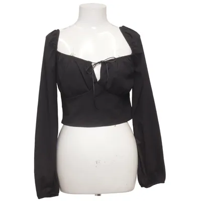 Crop top (Noir) de NLY Trend Élasthane, Polyester