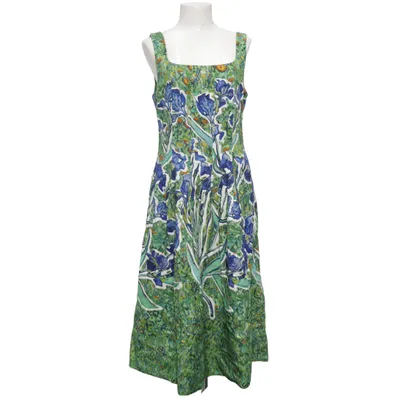 Robe (Vert, Bleu, Multicolore) de MOTF Lin, Polyester, Viscose