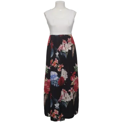 Robe longue (Noir, Multicolore) de Styleboom Élasthane, Polyester, Viscose