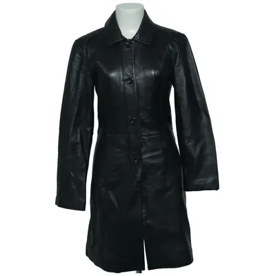 Läderkappa (Svart) från TCM Skinn, Polyester