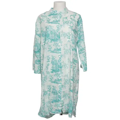Shirt (White, Green) from Resort Cotton